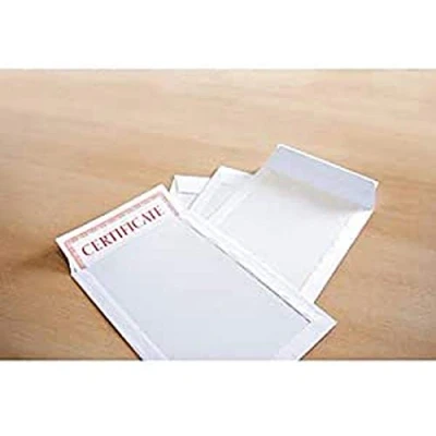 Afbeelding van Raadhuis bordrug envelop 262x371 EB4 wit met plakstrip 100 stuks RD 308570