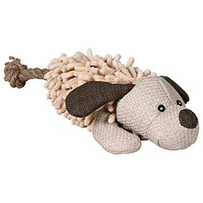 Afbeelding van Trixie hond met touw van stof / pluche geluid 30 cm