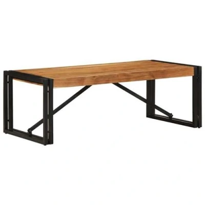 Image de vidaXL Table basse 100x50x35 cm bois massif d&#039;acacia4016675