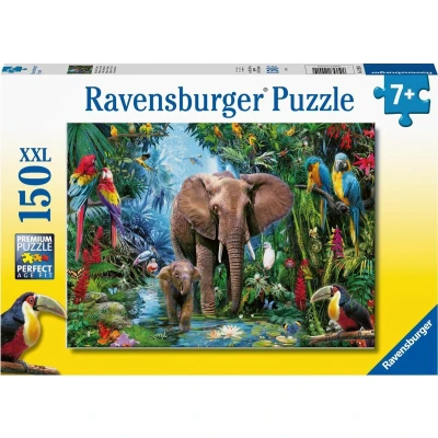 Afbeelding van Ravensburger Olifanten in de Jungle 150 stuks XXL