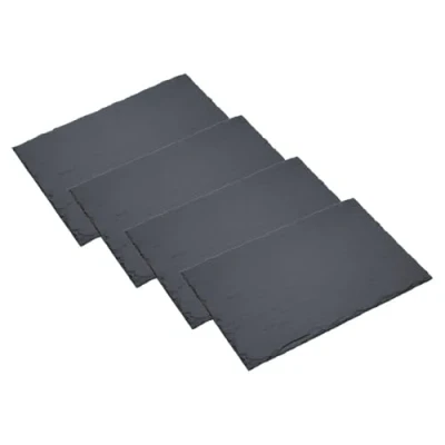 Afbeelding van KitchenCraft Artesà Leistenen Onderzetters/Borden 30 x 20 cm