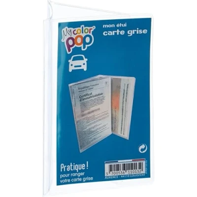 Afbeelding van Color Pop beschermhoes voor grijze kaart, transparante