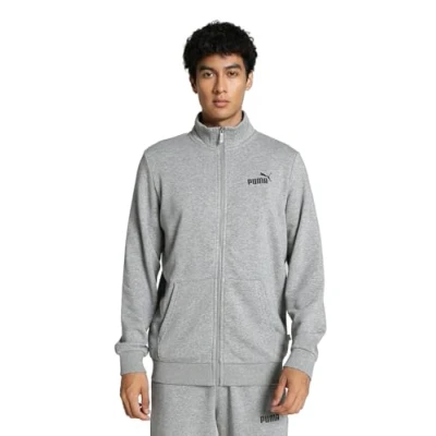 Afbeelding van Puma Track Jacket Sweater met rits, Heren, Maat: XXL, Medium gray heather