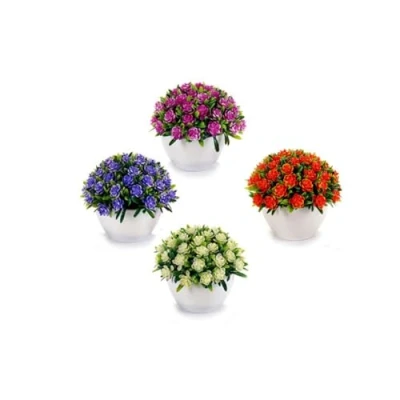 Afbeelding van Decoratieve Bloem Boeket Plastic 14 x 12 cm (12 Stuks)