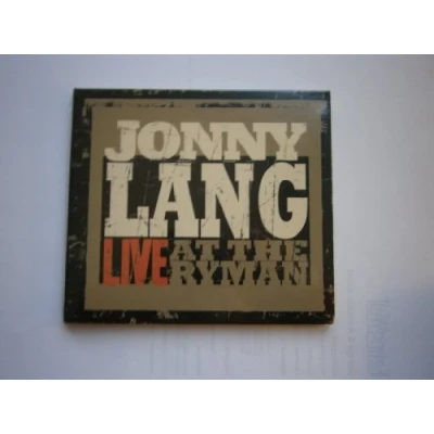 Afbeelding van Jonny Lang: Live At The Ryman