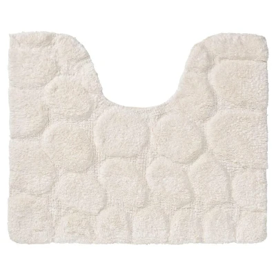 Afbeelding van Sealskin Pebbles Toiletmat Katoen 50x60 cm Ivoor
