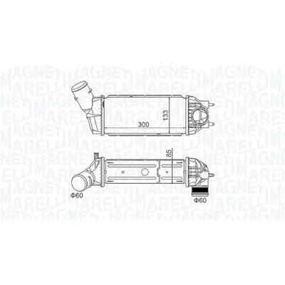 Afbeelding van Magneti Marelli Interkoeler 351319205130