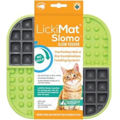 Afbeelding van Licki Mat kat likmat Slomo groen, 20 cm.