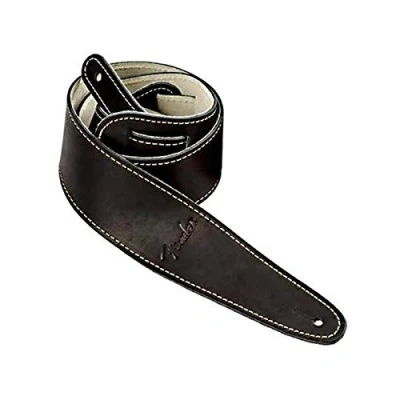 Image de Fender Ball Glove Leather Strap, Black Sangle guitare