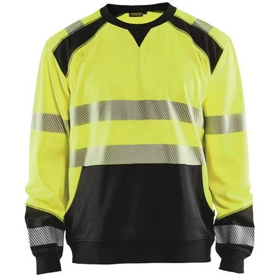 Image de Sweat haute visibilité jaune fluorescent/noir