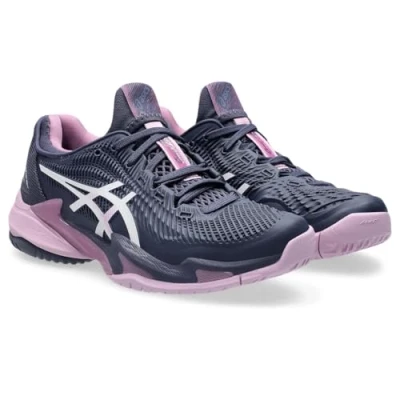 Afbeelding van Asics Court 3 Tennisschoenen voor alle ondergronden, Dames, Maat: 38, Indigo fog/white Kunststof/ textiel