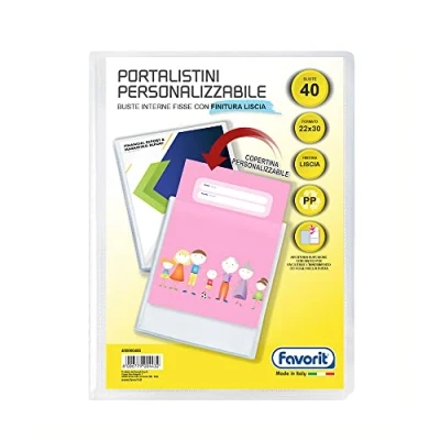 Afbeelding van Favorit 400090485, Presentatiemap, A4, Polypropyleen (PP), Transparant, Mat, Portret