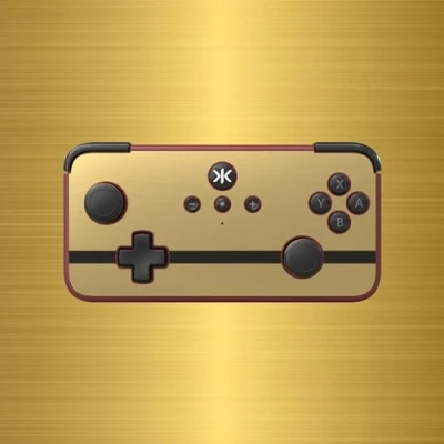 Afbeelding van CRKD NEO S Wireless Collectible Controller Compatible with Nintendo Switch, PC, Mobile &amp; Smart TV Gaming (Retro Gold)