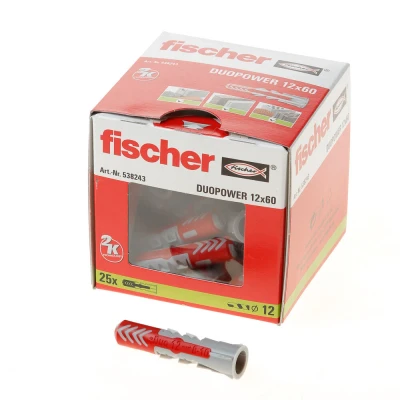 Afbeelding van Fischer Plug Duopower 12x60mm 25 stuks