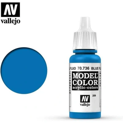 Afbeelding van Vallejo 70736 Model Color Blue Fluorescent Acryl Verf flesje