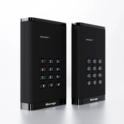 Afbeelding van iStorage diskAshur3 SSD externe Solid State Drive 4TB USB 256 bit Zwart