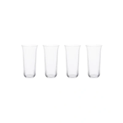 Afbeelding van Serax Inku Longdrinkglas 45 Cl Set Van 4 Transparant