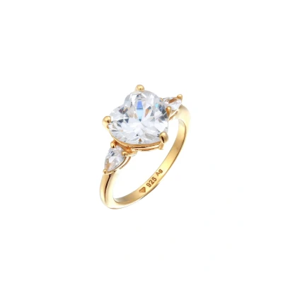Afbeelding van Elli Ring goldcoloured, Dames, Maat: 56, Gold/coloured