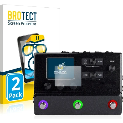 Afbeelding van BROTECT Screenprotector voor Line 6 hx stomp Folie Beschermfolie transparant (2 Stuks)