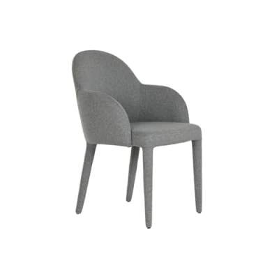 Afbeelding van Keukenstoel Home ESPRIT Grijs Polyester Metaal 59 X 63 86 cm