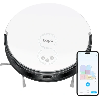 Afbeelding van TP Link Tapo RV20 Mop Robotstofzuiger met dweilfunctie 2700Pa MagSlim LiDAR 7.8cm