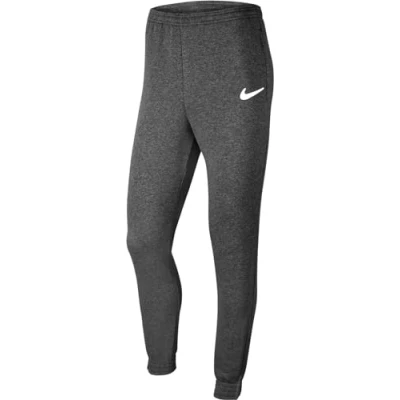 Afbeelding van Nike Performance M NK FLC PARK20 PANT KP Trainingsbroek, Heren, Maat: Large, Charcoal heather / white