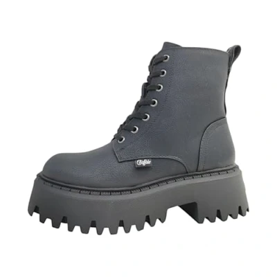Afbeelding van Buffalo Aspen LACE UP WARM Veterboots, Dames, Maat: 39, Black Pu