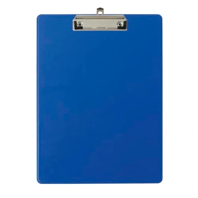 Afbeelding van Exacompta Art. 19292E Klembord met kunststof vak aan de achterkant Wandophangsysteem Afmetingen: 23 cm x 32 voor A4 documenten Kleur: blauw