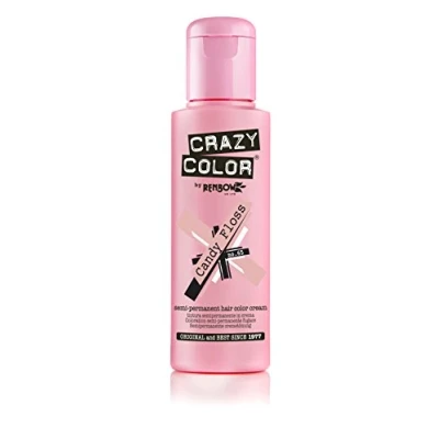 Afbeelding van Renbow Crazy Color Semi Permanent Hair Dye candy floss 65 100 ml, per stuk verpakt (1 x 115 g)