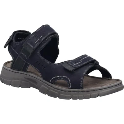 Afbeelding van Josef Seibel Outdoorsandalen, Heren, Maat: 41, Indigo kombi Leer