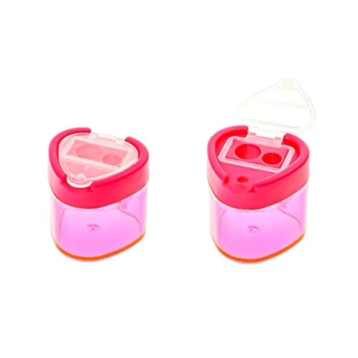 Afbeelding van TSI 45328 3 driehoekige puntenslijper met sluiting, roze