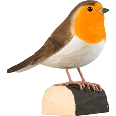 Afbeelding van WildlifeGarden DecoBird Houten vogel Roodborst