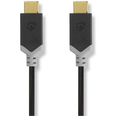 Afbeelding van USB C naar kabel 1 meter 3.0 (100% koper, Zwart)