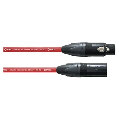 Afbeelding van CORDIAL xlr microfoonkabel rood 10m