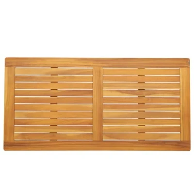Afbeelding van vidaXL Tafelblad 110x55x2,2 cm Rechthoekig Massief Houten Acacia