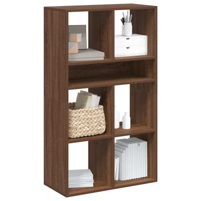 Afbeelding van vidaXL Boekenkast 66x31x112 cm bewerkt hout bruin eikenkleur