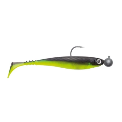 Afbeelding van Jackson Zanderbait Rigged Lime Black Back 14cm (14g) (2 stuks) Shad