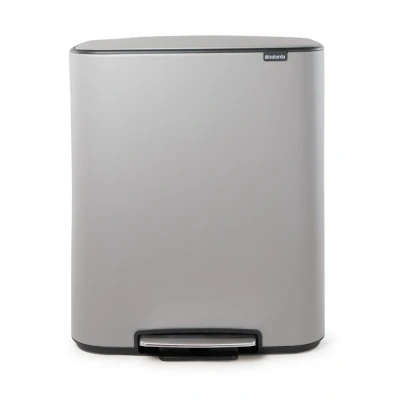 Afbeelding van Brabantia Bo Pedal Bin 2 x 30 Liter White
