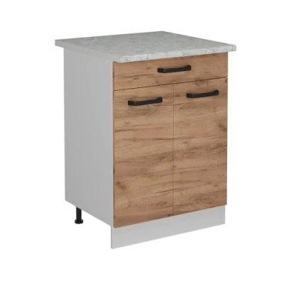 Afbeelding van Vicco Keukenkast R Line Goldkraft eiken 60 cm AP marmer