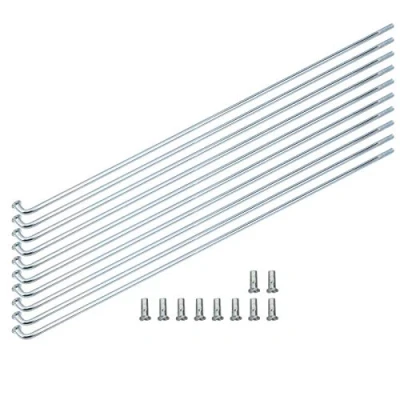 Afbeelding van VGEBY 10 stuks fietsspaken, 80 310 mm, duurzaam roestvrij staal, dikte 13 G, 2,2 fietsaccessoires (80 mm)