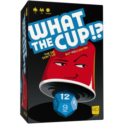 Afbeelding van USAopoly What the Cup!?™ Party Spel Sociaal Bluf Dobbelsteen Voor 3 tot 6 Spelers Vanaf 12 Jaar Engelstalige Spelregels