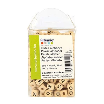 Afbeelding van Set 312 alfabetparels Artemio