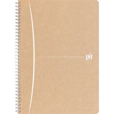 Afbeelding van Oxford Touareg Spiraalschrift, 180 Bladzijden, Ft A4, Geruit 5 Mm, Geassorteerde Kleuren Spiraalschrift