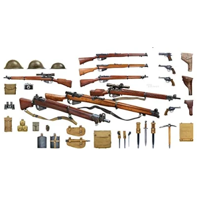 Afbeelding van 1:35 MiniArt 35368 British Infantry Weapons &amp; Equipment Plastic Modelbouwpakket