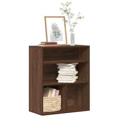 Afbeelding van vidaXL Boekenkast 60x30x71,5 cm bewerkt hout bruin eikenkleur