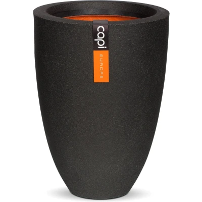 Afbeelding van Bloempot Urban Smooth elegant laag 26x36 cm zwart KBL781