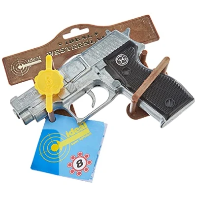 Image de Pistolet en métal Officer 8 coups : 15.5 cm