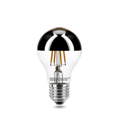 Afbeelding van E27 LED Filament Kopspiegellamp 4W warm Wit Dimbaar 2200K (Extra wit)