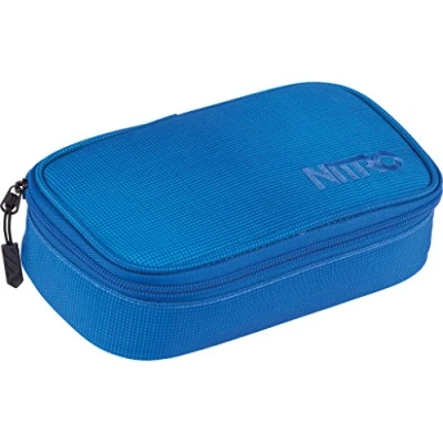 Afbeelding van Nitro Chase schoolrugzak met organizer, Blur Brill. Blauw, Pennenetui