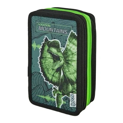 Afbeelding van 3 Vaks Gevulde Etui Jurrasic World